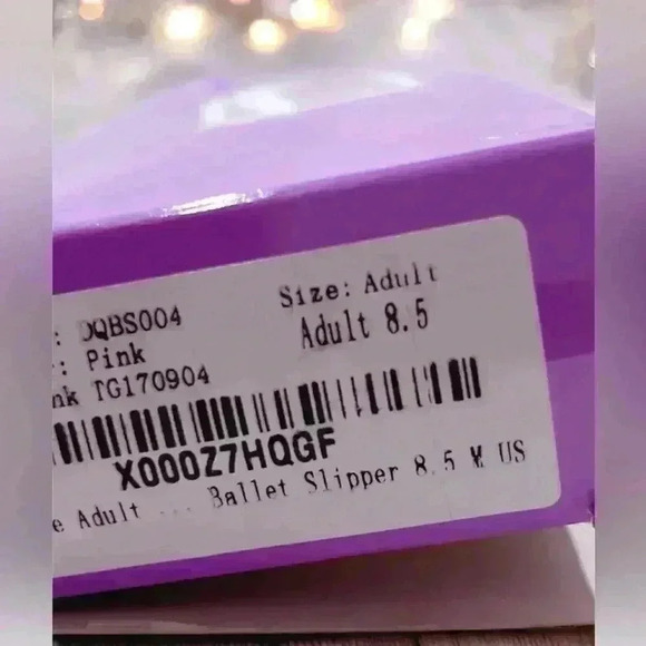 Danzcue Adult Split Leather Sole Ballet Dance Slipper Pink Sz 8.5 M - Picture 5 of 15